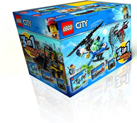 LEGO CITY 66643 3-IN-1 BUNDLE PACK ,lego 60207, lego 60213 , lego 60219, van LEGO