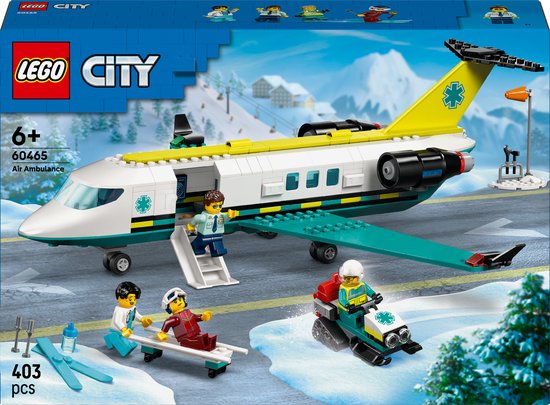 LEGO® City Ambulancevliegtuig, Speelgoedvliegtuig - 60465 van LEGO