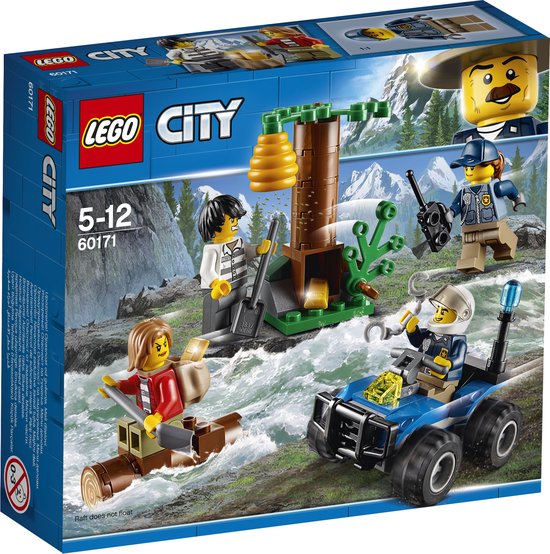 LEGO City Bergpolitie Bergachtervolging - 60171 van Merkloos
