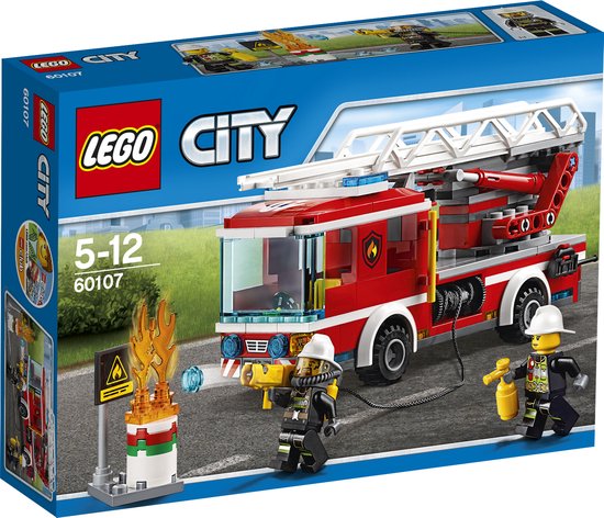 LEGO City Brandweer Ladderwagen - 60107 van LEGO