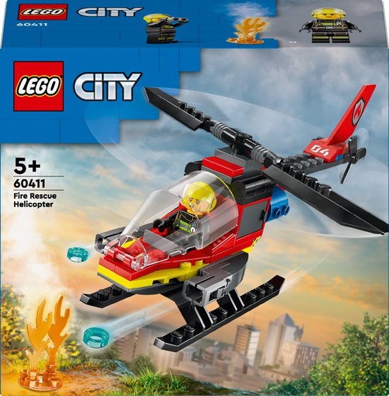 LEGO City Brandweerhelikopter - 60411 van LEGO