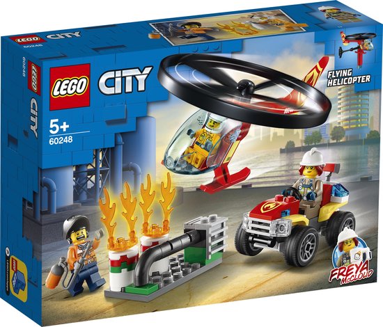 LEGO City Brandweerhelikopter Reddingsoperatie - 60248 van LEGO