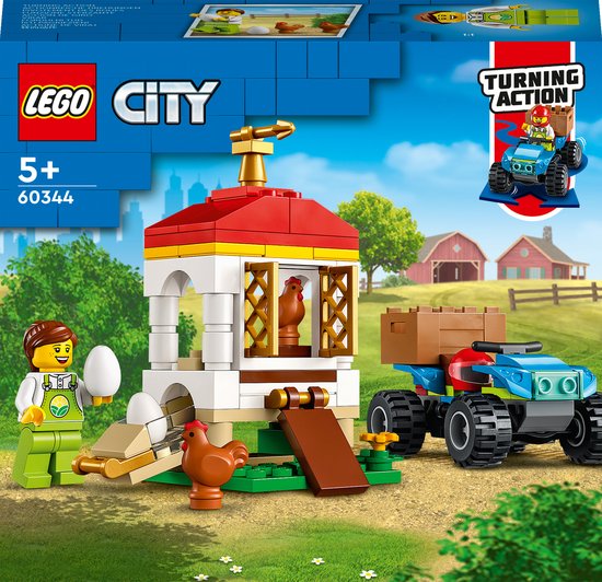 LEGO City Farm Kippenhok - 60344 van LEGO