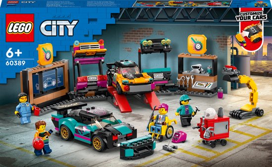 LEGO City Garage voor aanpasbare auto's - 60389 van LEGO