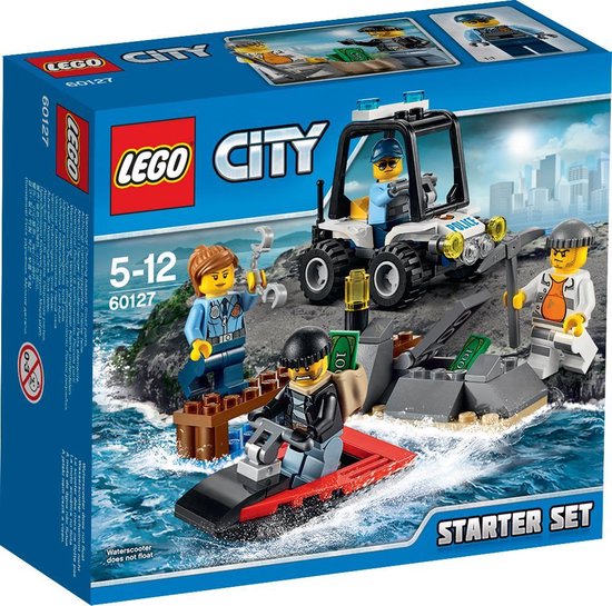 LEGO City Gevangeniseiland Starter Set - 60127 van Merkloos