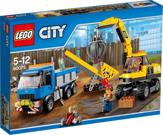 LEGO City Graafmachine en Truck - 60075 van LEGO