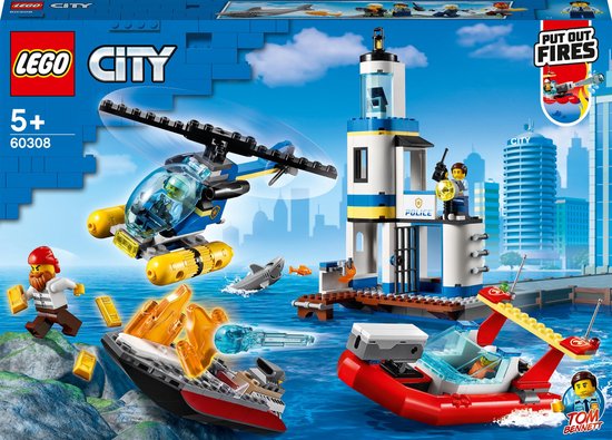 LEGO City Kustpolitie en Brandmissie - 60308 van Merkloos