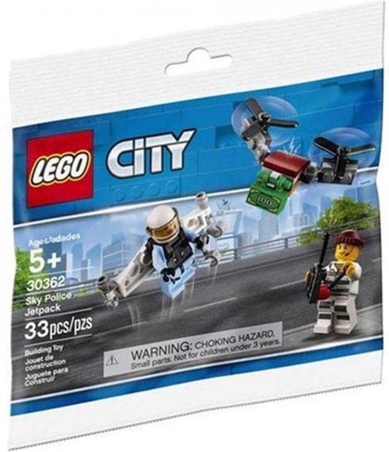 LEGO City Luchtpolitie jetpack (polybag) - 30362 van LEGO