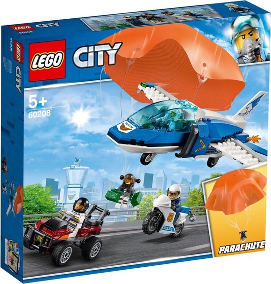 LEGO City Luchtpolitie Parachute-arrestatie - 60208 van LEGO