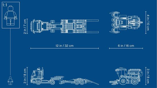 LEGO City Maaidorser Transport - 60223 van LEGO