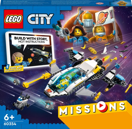 LEGO City Missies Ruimteschip voor verkenningsmissies op Mars - 60354 van LEGO