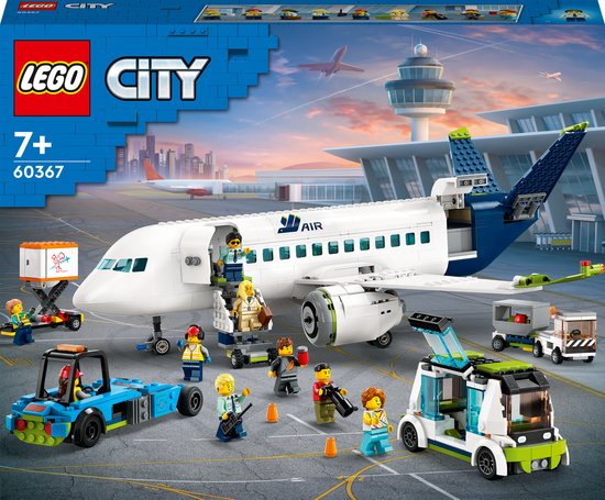 LEGO City Passagiersvliegtuig Vliegtuig Speelgoed Set - 60367 van LEGO