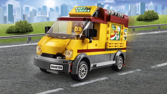 LEGO City Pizza Bestelwagen - 60150 van LEGO