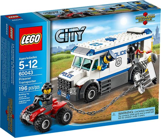 LEGO City Politie Gevangenentransport- 60043 van Merkloos