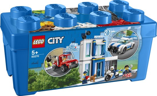 LEGO City Politie Opbergdoos - 60270 van Merkloos