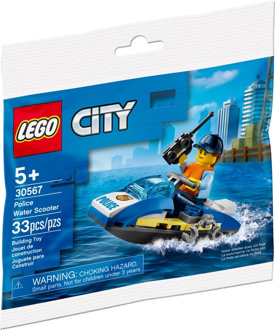 LEGO City Politie Waterscooter - 30567 van LEGO