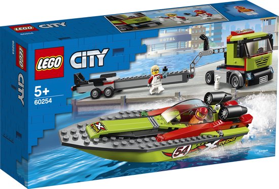 LEGO City Raceboottransport - 60254 van LEGO