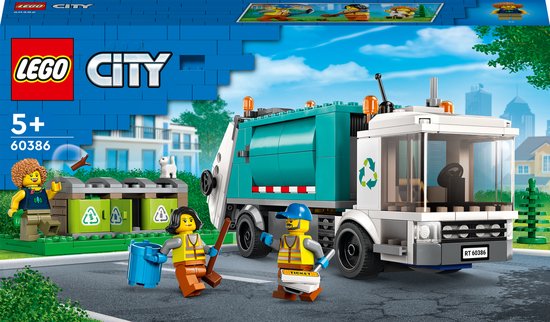 LEGO City Recycle vrachtwagen Speelgoed - 60386 van LEGO