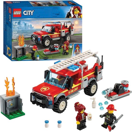 LEGO City Reddingswagen van Brandweercommandant - 60231 van LEGO
