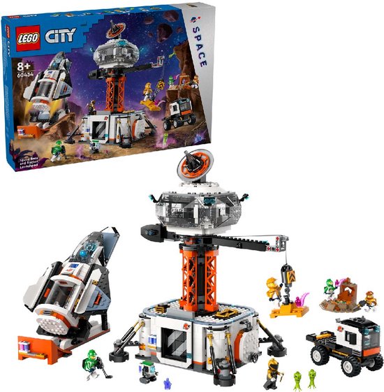 LEGO City Ruimtebasis en Raketlanceringsplatform - 60434 van LEGO