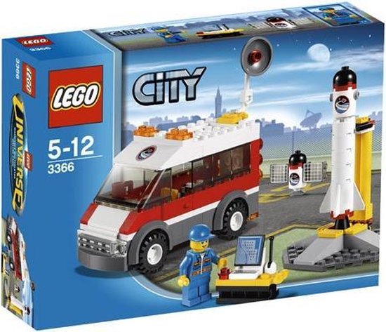 LEGO City Satelliet Lanceer Platform - 3366 van LEGO