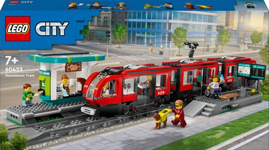LEGO City Stadstram en station - 60423 van LEGO
