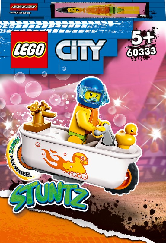 LEGO City Stuntz Badkuip stuntmotor - 60333 van LEGO