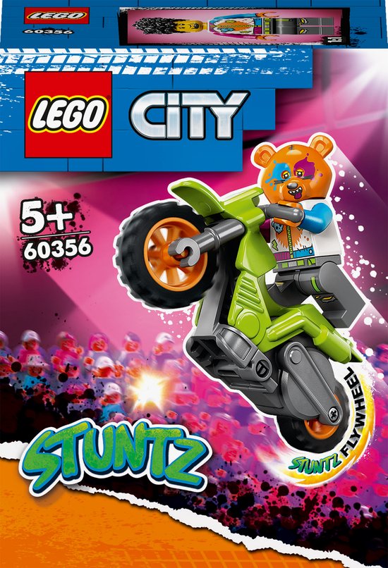 LEGO City Stuntz Beer stuntmotor - 60356 van LEGO