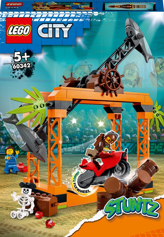 LEGO City Stuntz De haaiaanval stuntuitdaging - 60342 van LEGO