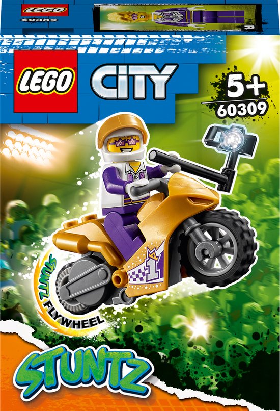 LEGO City Stuntz Selfie Stuntmotor - 60309 van LEGO
