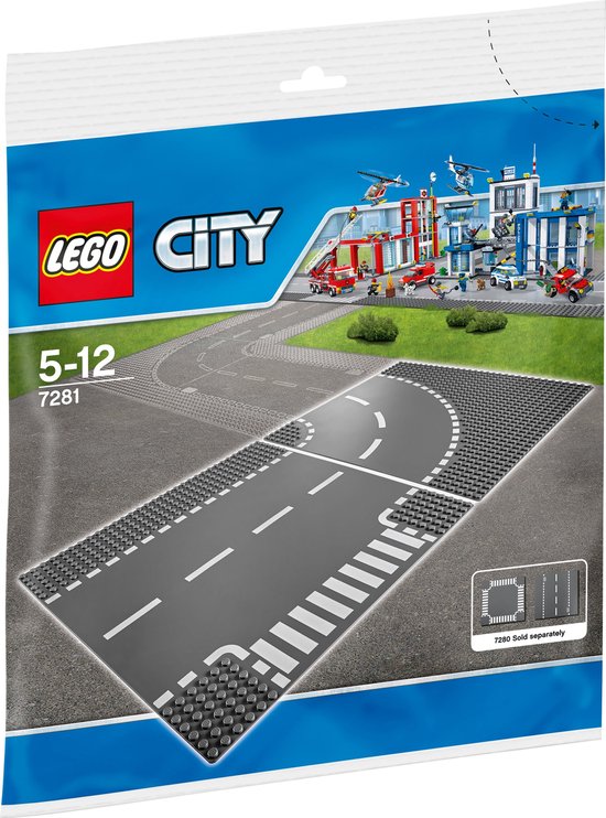 LEGO City T-Kruising En Bocht - 7281 van LEGO