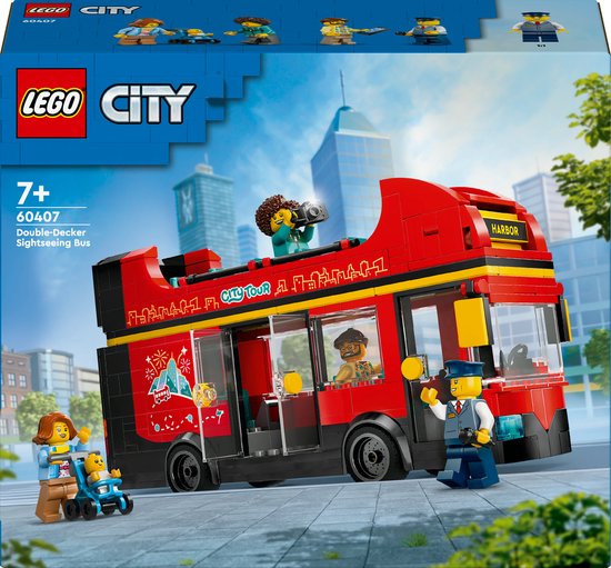 LEGO City Toeristische rode dubbeldekker - 60407 van LEGO