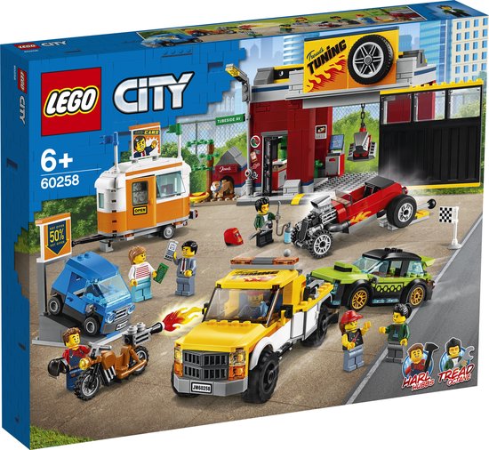 LEGO City Tuningworkshop - 60258 van LEGO
