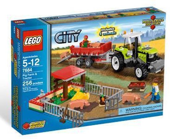 LEGO City Varkensboerderij en tractor - 7684 van LEGO