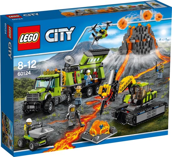 LEGO City Vulkaan Onderzoeksbasis - 60124 van LEGO