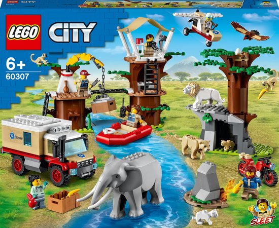 LEGO City Wildlife Rescue Kamp - 60307 van LEGO