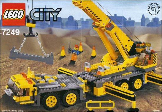 Lego City XXL mobiele kraan - 7249 van LEGO