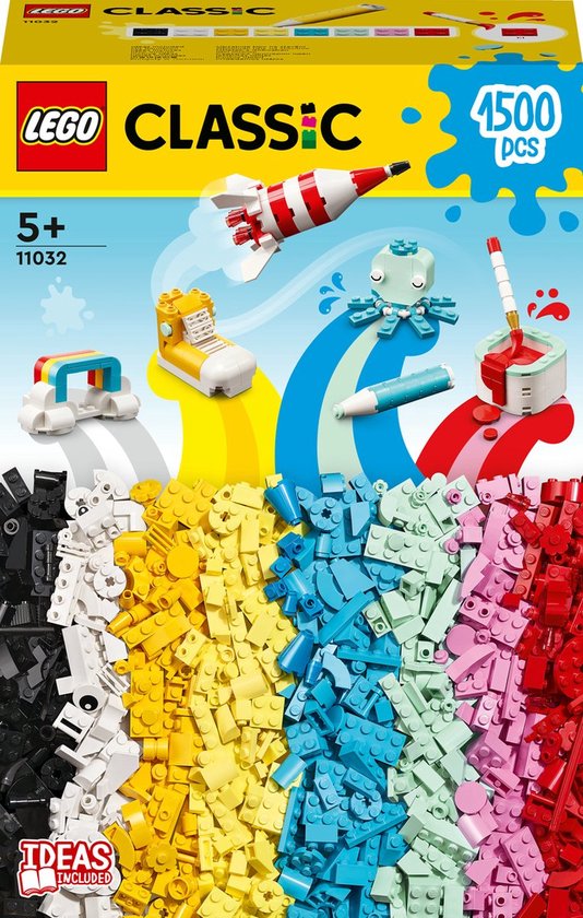 LEGO Classic 11032 Creatief kleurenplezier 1500 blokjes van Merkloos