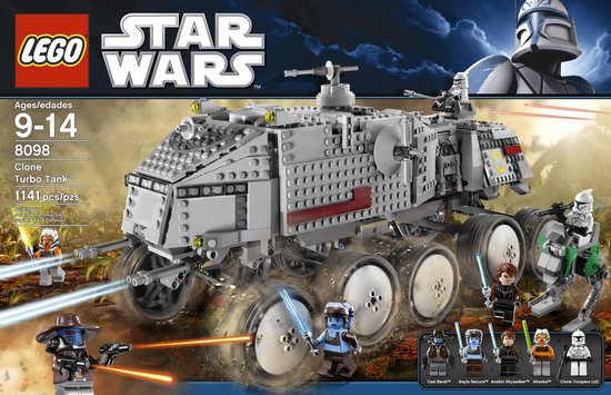 Lego Clone Turbo Tank 8098 van LEGO