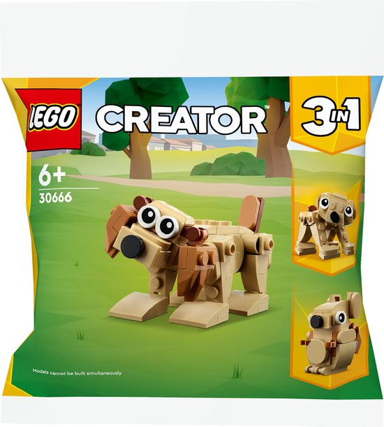 LEGO Creator 30666 - Cadeaudieren (polybag) - LEGO Hond, Beer of Eekhoorn van LEGO