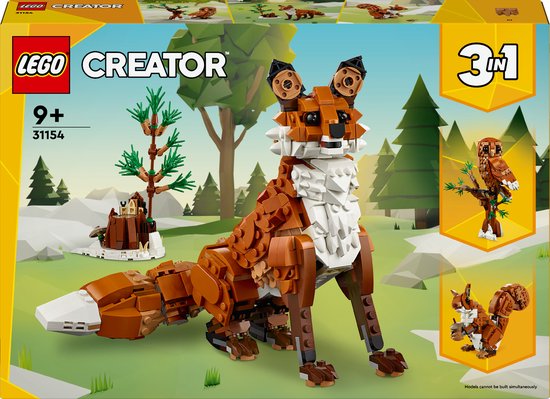 LEGO Creator 3in1 Bosdieren: Rode vos - 31154 van LEGO
