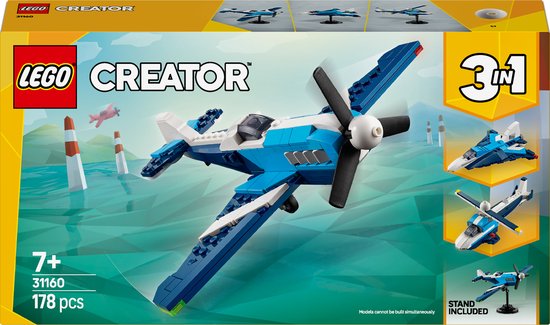 LEGO Creator 3in1 Luchtvaart: racevliegtuig - 31160 van LEGO