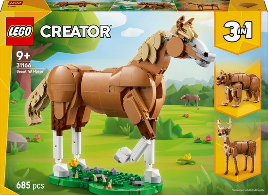 LEGO® Creator 3in1 Prachtig Paard, Dierenbouwset - 31166 van LEGO