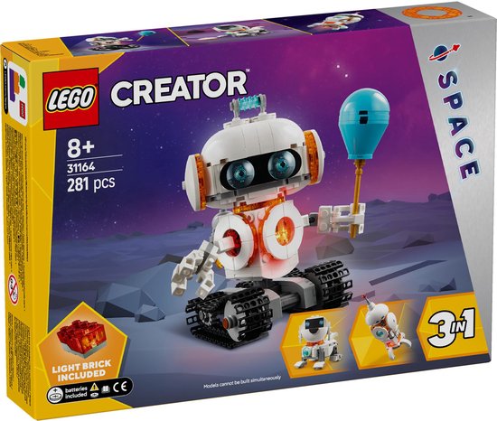 LEGO Creator 3in1 Ruimterobot wetenschaps - 31164 van LEGO