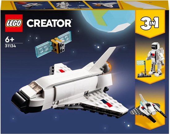 LEGO Creator 3in1 Space Shuttle Ruimteschip Set - 31134 van LEGO