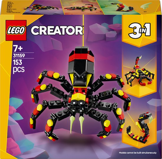 LEGO Creator 3in1 Wilde dieren: spannende spin - 31159 van LEGO