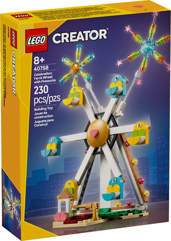 LEGO Creator - 40758 - Vieringenserie: reuzenrad met vuurwerk van LEGO