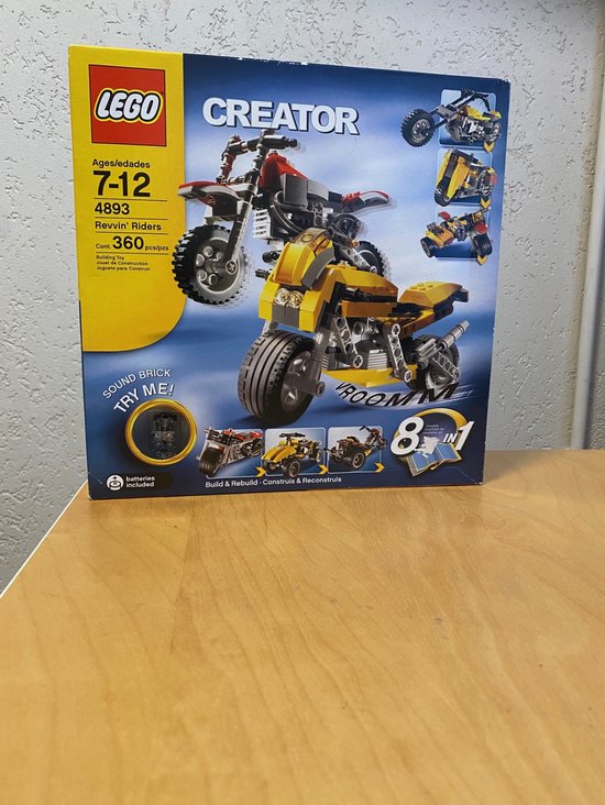 Lego Creator 4893 Revvin'Riders Machtige Motoren van LEGO