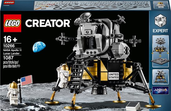 LEGO Creator Expert NASA Apollo 11 Maanlander - 10266 van LEGO