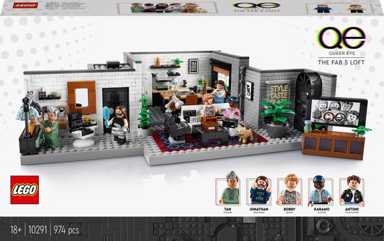 LEGO Creator Expert Queer Eye De Fab 5 loft - 10291 van LEGO